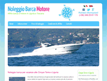 Tablet Screenshot of noleggiobarcamotore.com